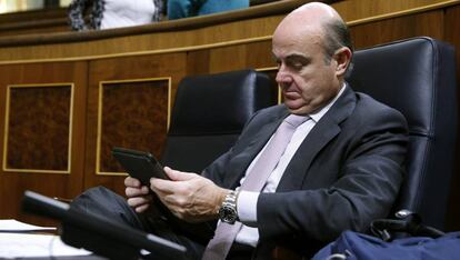 El ministro de Economía, Industria y Competitividad, Luis de Guindos.