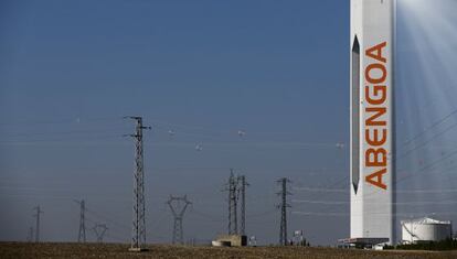 Planta solar de Abengoa en Andalucía, el 13 de noviembre de 2015.