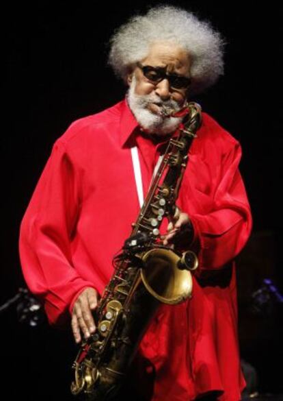 Sonny Rollins, en una actuación.