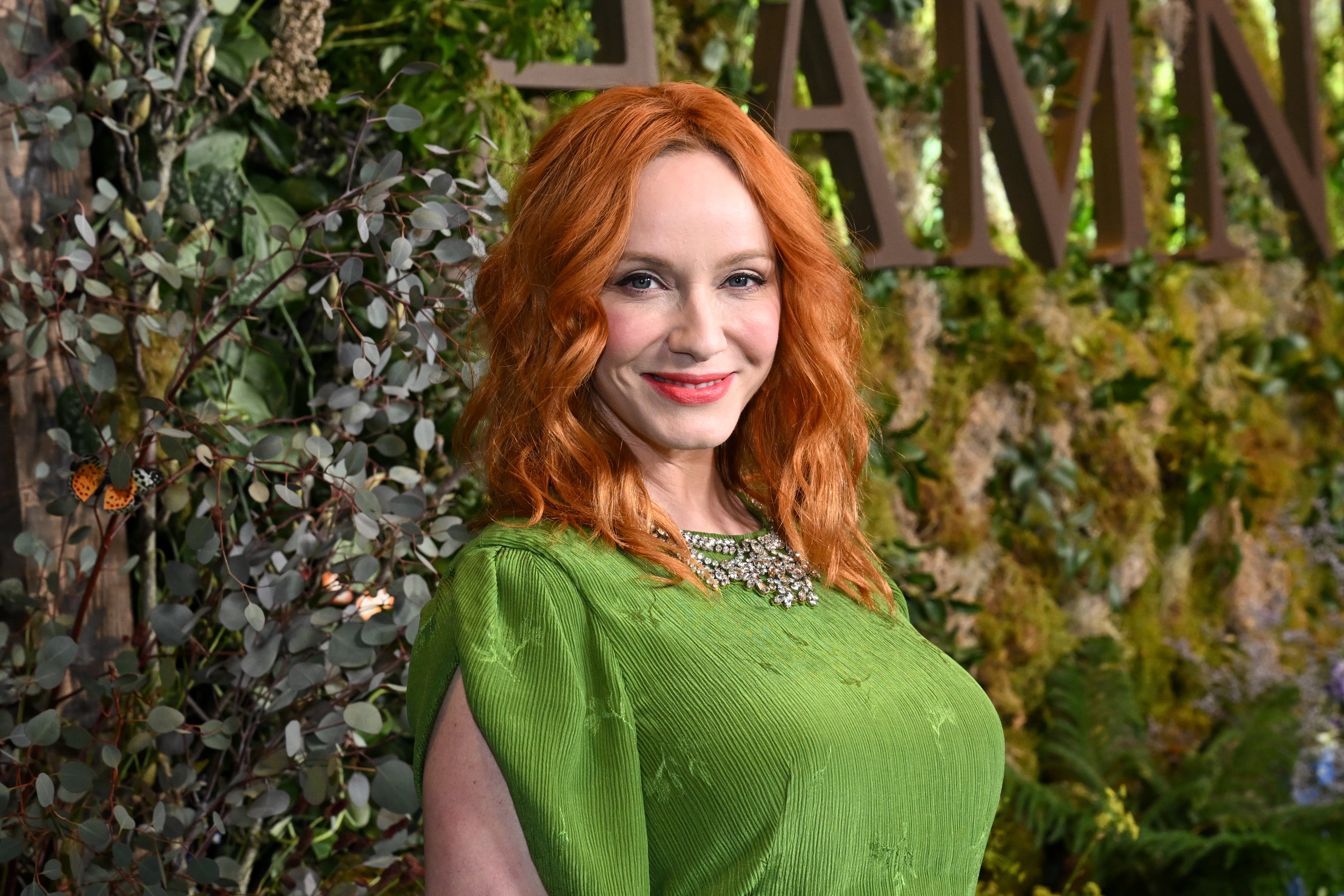 Christina Hendricks si presenta di nuovo al debutto del film più atteso