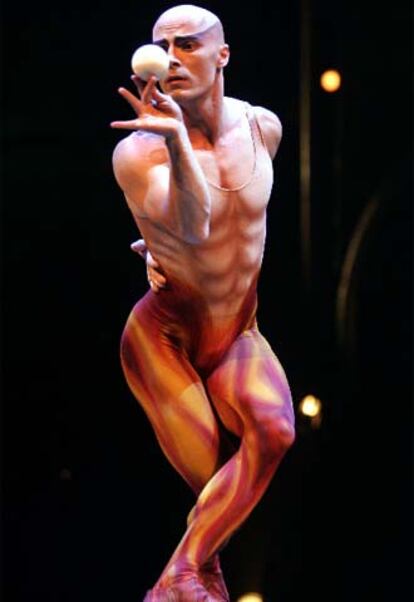 Escena de Dralion, del Cirque du Soleil