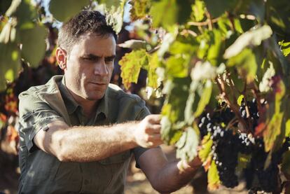 Alejandro López, el enólogo de la bodega.