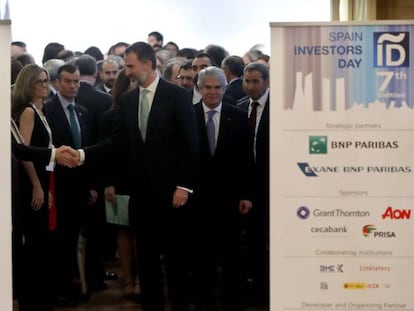 El Rey Felipe IV inaugura el Spain Investors Day