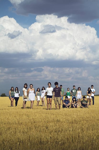 Members of Juventud por el Clima in Tomelloso.