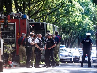 Las imágenes del ataque en Lübeck, Alemania