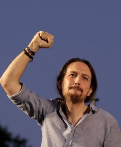 El secretario general de Podemos, Pablo Iglesias. 