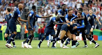 Victoria de Francia ante Croacia en la final del Mundial de Rusia. Francia)  
