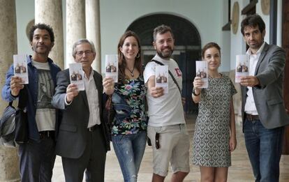 Durante la presentaci&oacute;n de Russafa Esc&egrave;nica. 