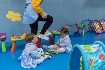 Alumnos en una escuela infantil de Andalucía.