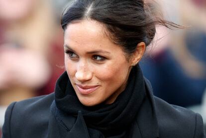 Meghan Markle, el pasado 18 de enero en Cardiff.