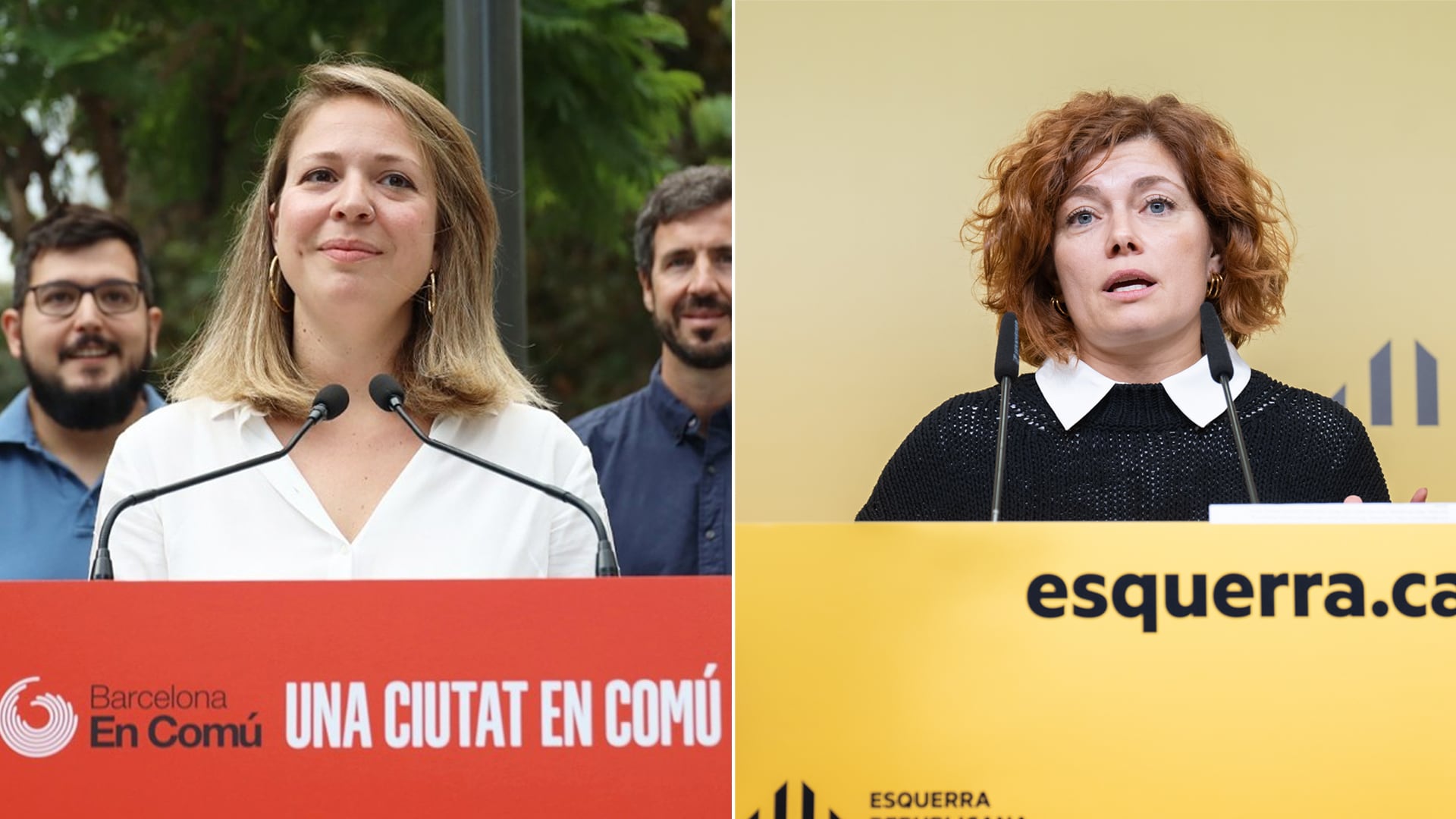 ERC y Comunes marcan terreno al PSC con los Presupuestos de la Generalitat y de Barcelona