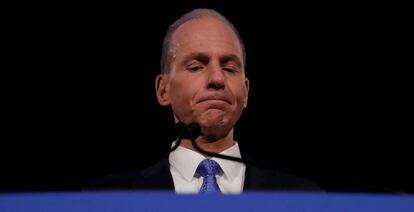 Dennis Muilenburg, despedido como CEO de Boeing.