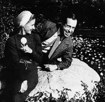 Sert y Moncha el 1939, en una fotografía del álbum familiar.