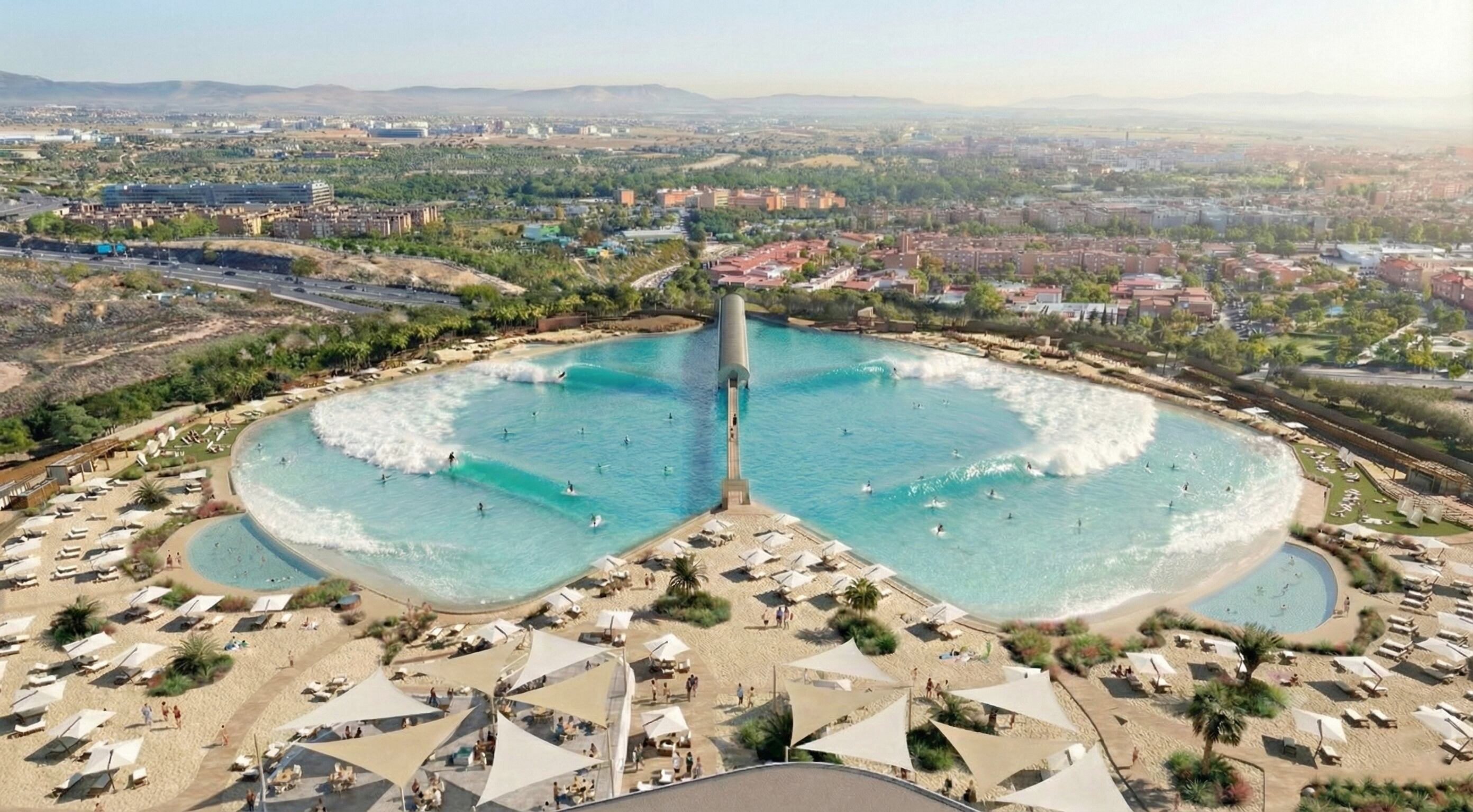 El Atlético de Madrid obtiene financiación de Santander y BBVA para sufragar su laguna gigante de surf