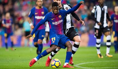 Dembel&eacute;, contra el Llevant.