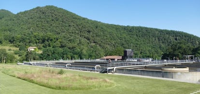 Depuradora en la comarca gerundense de La Garrotxa