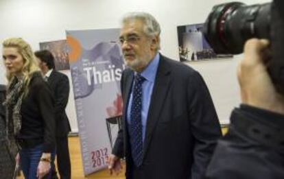 El tenor Plácido Domingo (c). EFE/Archivo