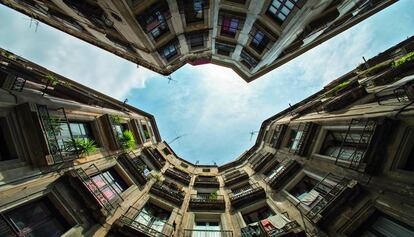 La placeta Milans, al barri Gòtic de Barcelona.