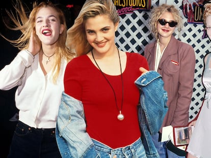 Todo lo que aprendimos del estilo de Drew Barrymore en los años 90 (y que quedó para la posteridad)