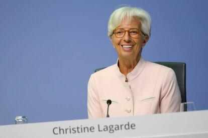 La presidenta del BCE, Christine Lagarde