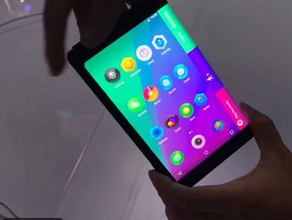 Así funciona la tableta con pantalla plegable de Lenovo en un vídeo