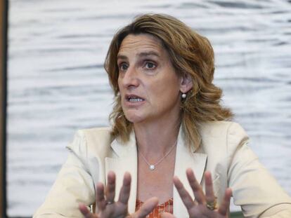 Teresa Ribera, vicepresidenta para la Transición Ecológica.