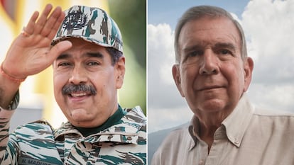 Nicolás Maduro y Edmundo González.