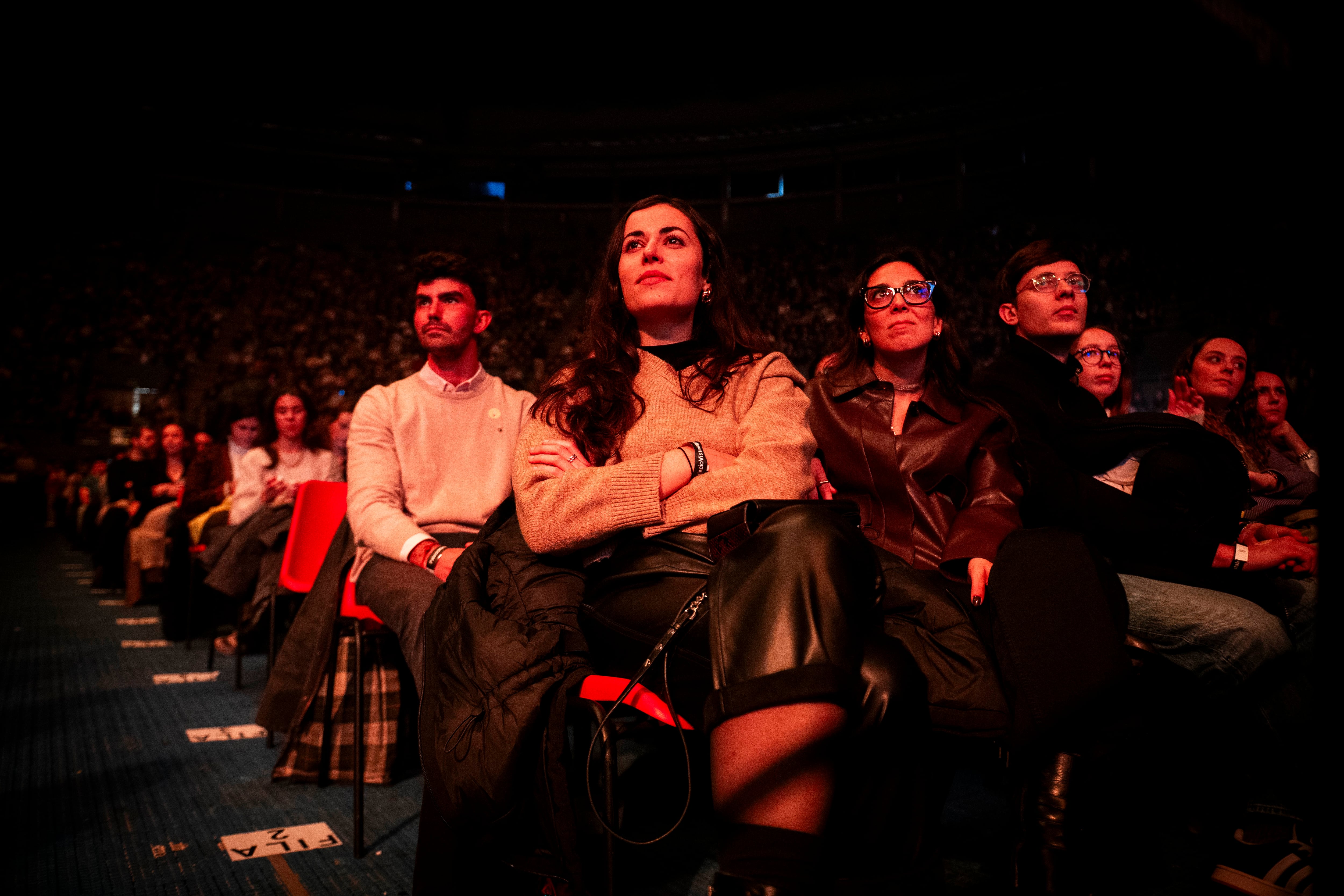 Algunos de los 6.000 jóvenes reunidos este sábado en El Despertar, organizado por It's time to think.