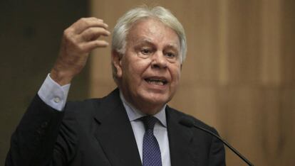 O ex-primeiro ministro espanhol Felipe González