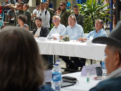 Gustavo Petro presidió el Puesto de Mando Unificado por la Vida en Ituango, norte de Antioquia
