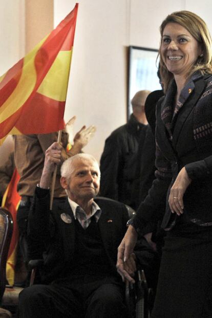 Dolores de Cospedal, <i>número dos</i> del PP, ayer en Blanes.