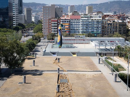 Parque Joan Miró en Barcelona.