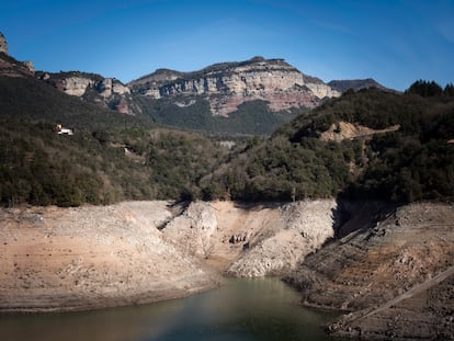 El pantano de Sau, en una imagen de archivo de marzo.