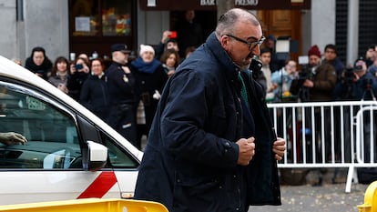 Koldo García, asu llegada al Tribunal Supremo en Madrid este martes.