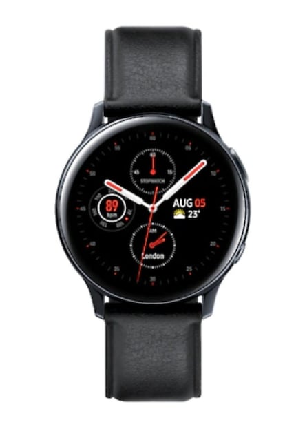 Es el nuevo reloj de Samsung. Galaxy Watch Active2 ofrece opciones personalizadas, desde la selección de Bluetooth o 4G, el diseño en acero inoxidable o aluminio ligero. Cuenta con una pantalla amplia y sin interrupciones en un fino diseño con bisel táctil para un uso más ágil. Además, reconoce los movimientos, cuenta con siete ejercicios en seguimiento automático, incluyendo la natación. Con la función 'running coach' se obtienen prácticos consejos para corredores. Es resistente al agua y polvo con categoría militar. Precio: a partir de 319 euros.