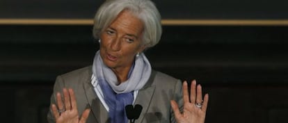 A diretora do FMI, Christine Lagarde.