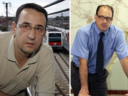 Joaquín Palomino (a la izquierda) y Vicente Miguel Ruiz son las personas que no pudieron comparecer en las Cortes Valencianas para hablar del accidente.