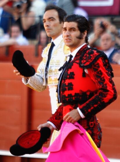 Morante y El Cid en la Maestranza de Sevilla en la pasada Feria de Abril