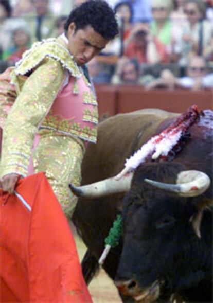 Matías Tejela, en la Maestranza.