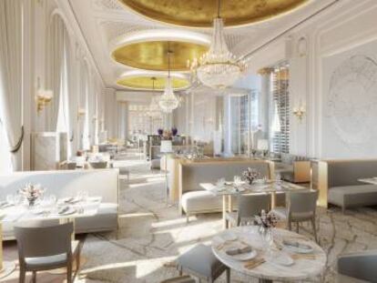 Restaurante gastronómico del hotel Mandarin Oriental Ritz, en Madrid, diseñado por Quique Dacosta.