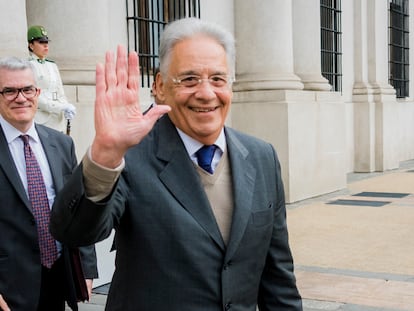 El expresidente brasileño Fernando Henrique Cardoso, en una visita a Chile, en 2018.