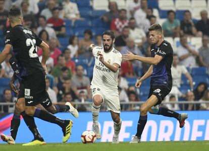 Isco en plena carrera.