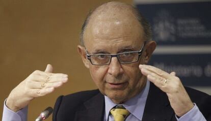 El ministro de Hacienda, Cristóbal Montoro.