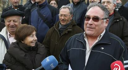 El fraile franciscano Pello Zabala hoy en San Sebasti&aacute;n.