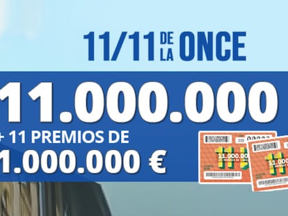 Sorteo 11 del 11 de la ONCE