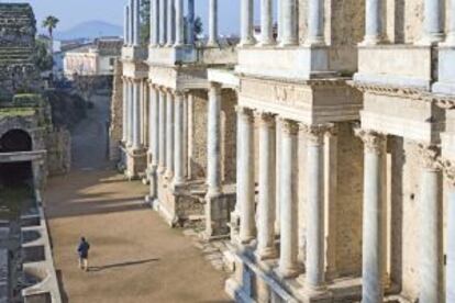 El teatro romano de Mérida, en la capital extremeña.