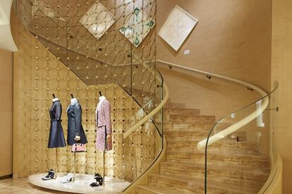 Así es la tienda de Louis Vuitton en Madrid.