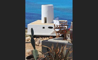 Terraza del restaurante Es Molí de la Sal.