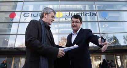 Xambó y Morera, de Compromís, tras presentar el recurso contra el nombramiento de director de RTVV.