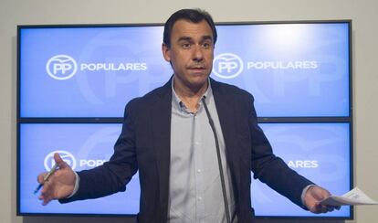 El vicesecretario de Organización del PP, Fernando Martínez Maillo, esta semana en el PP de Zamora.